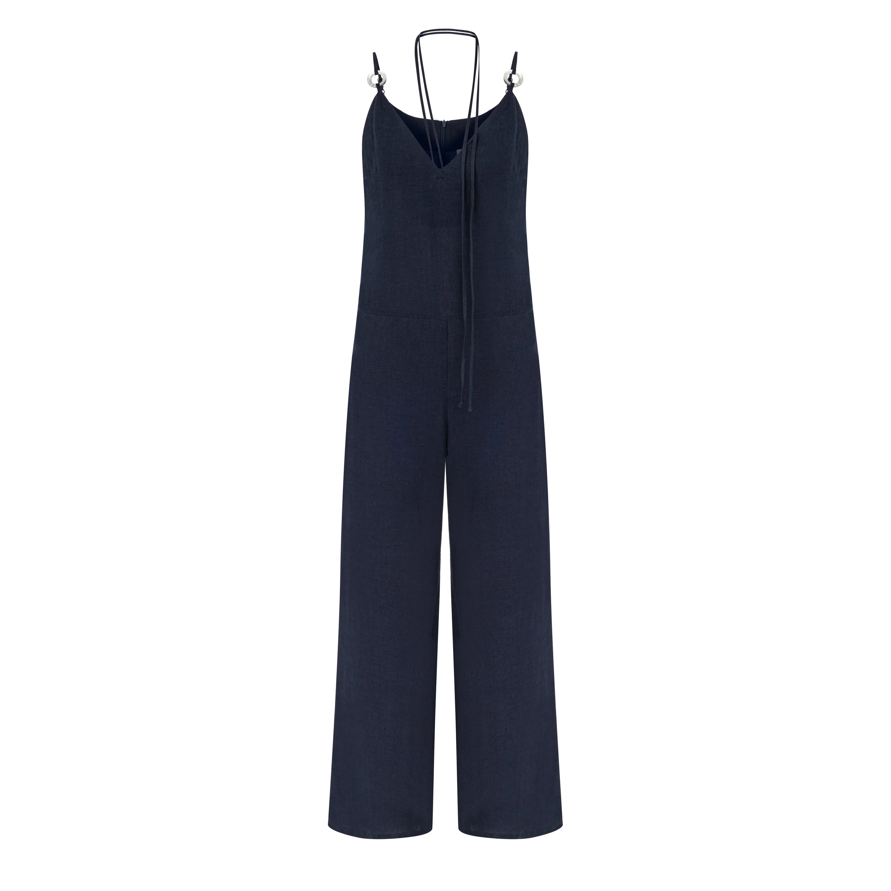 About Time Linen Jumpsuit