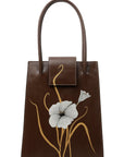 Whispering Poppies Hand-Painted Handle Bag