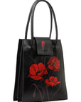 Whispering Poppies Hand-Painted Handle Bag