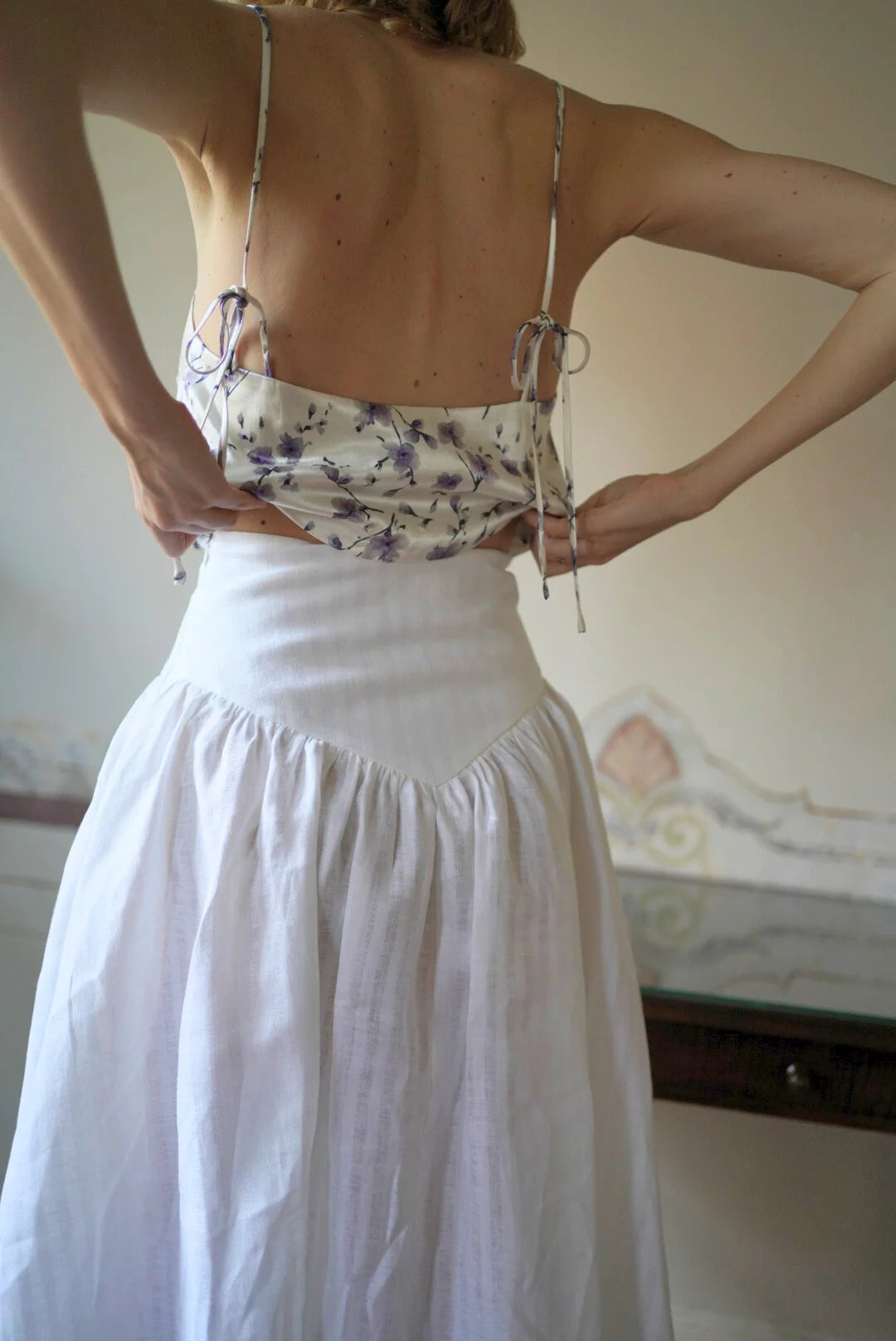 Dani Linen Skirt