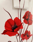 Whispering Poppies Hand-Painted Handle Bag