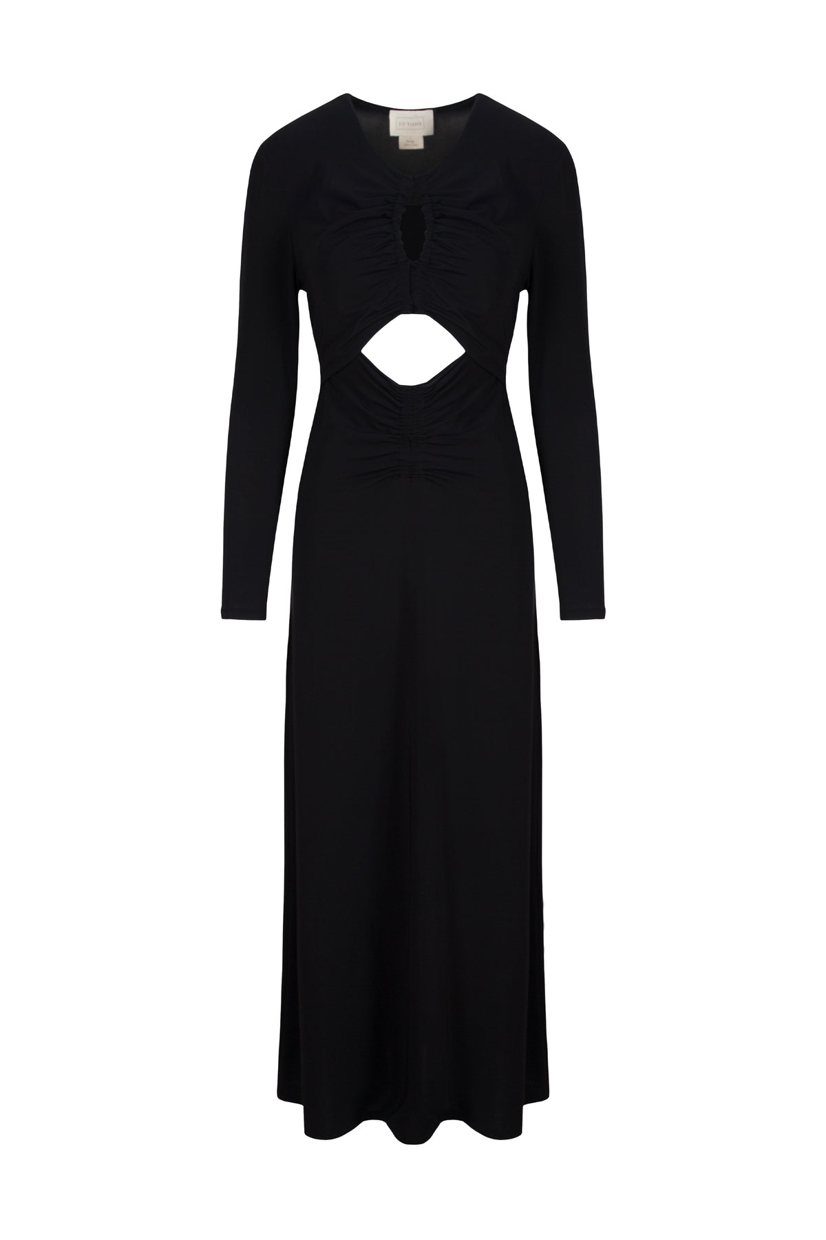misha cut out dress Misha Cutout Pleated Maxi Dress: Red