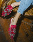 Kokina Hand-embroidery Flat Mules