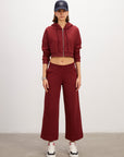 Cropped Flare Sweatpants