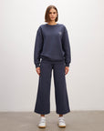 Cropped Flare Sweatpants