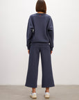 Cropped Flare Sweatpants