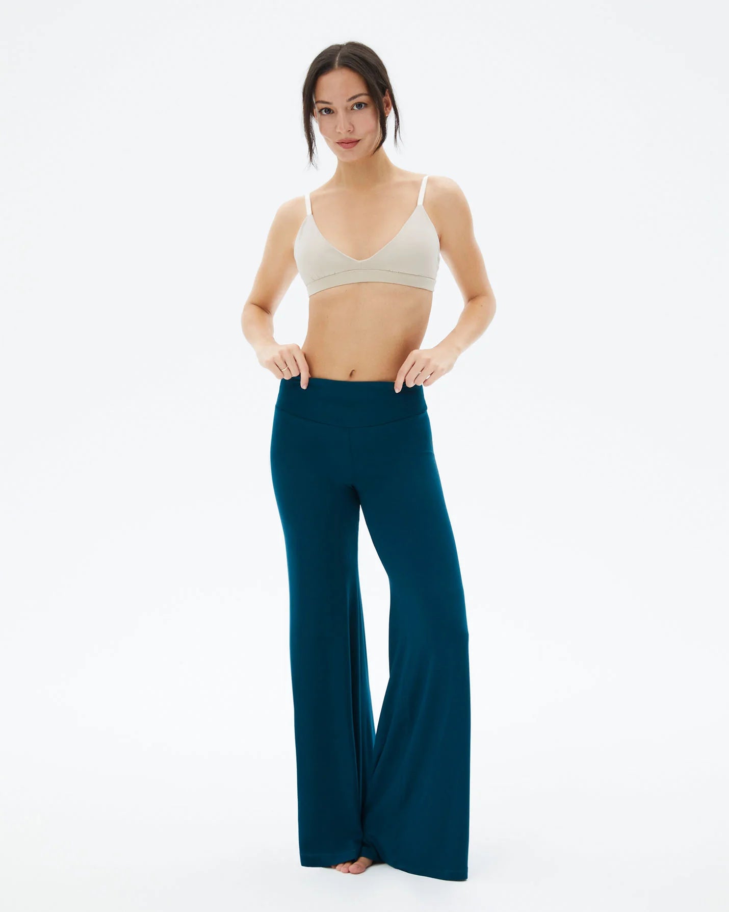 Viscose Flow Pants with Shorts