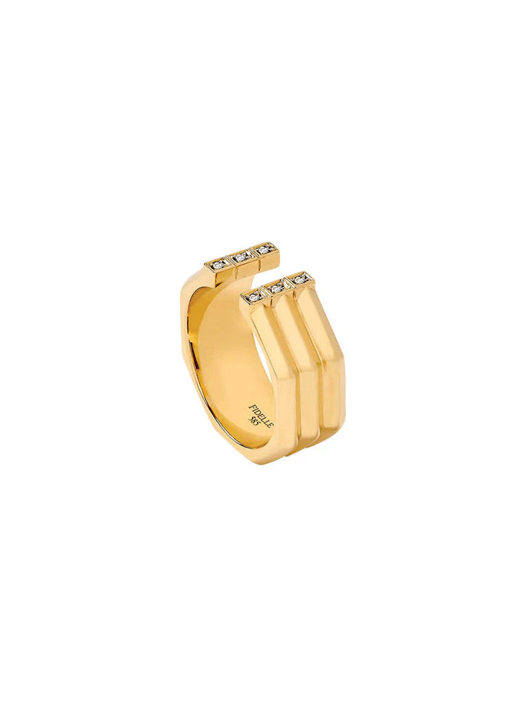 Break the Mold Gold Ring