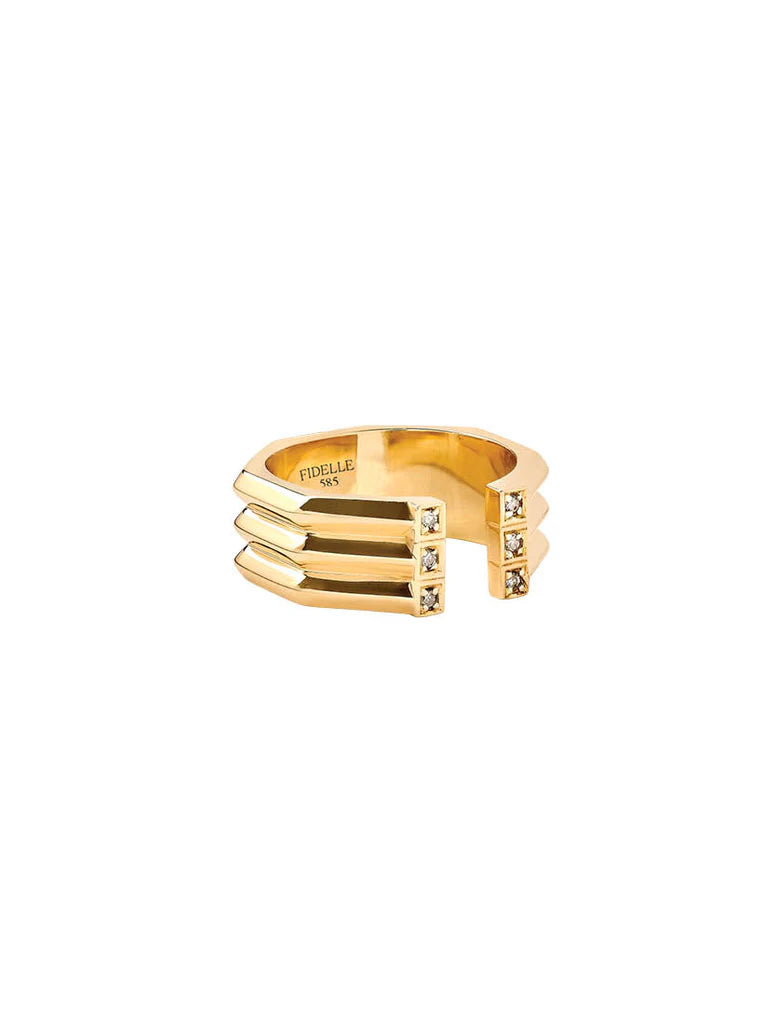 Break the Mold Gold Ring