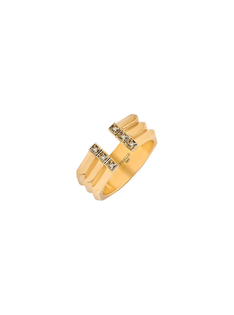 Break the Mold Gold Ring