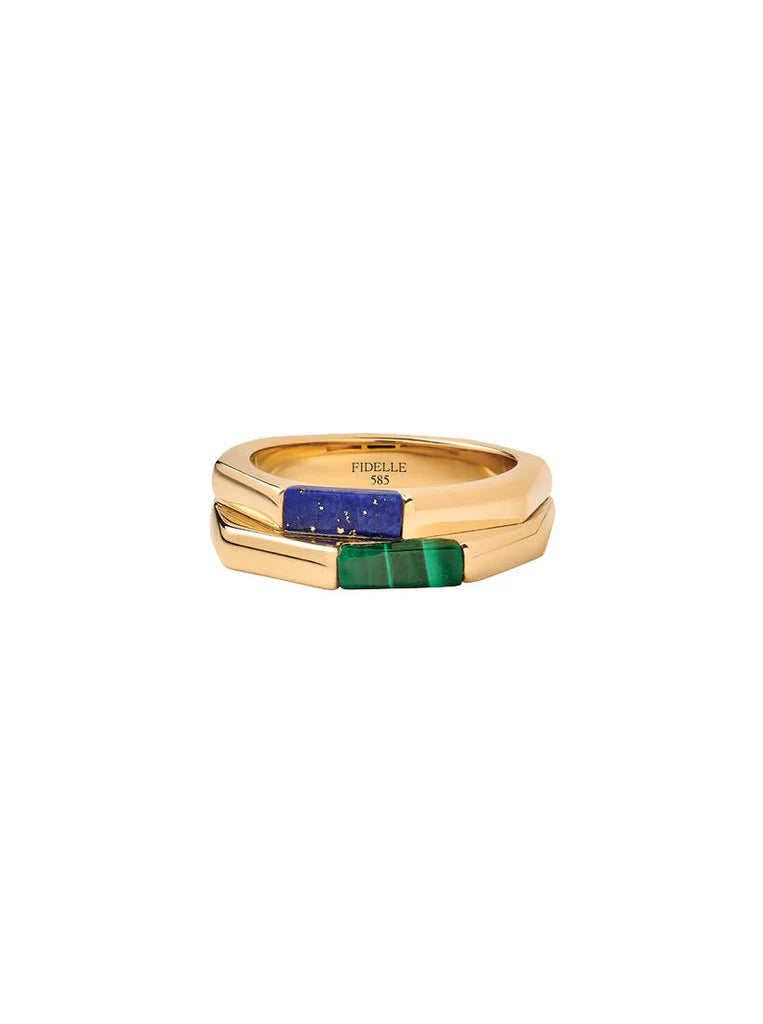 Brilliant Rubik Gold Ring