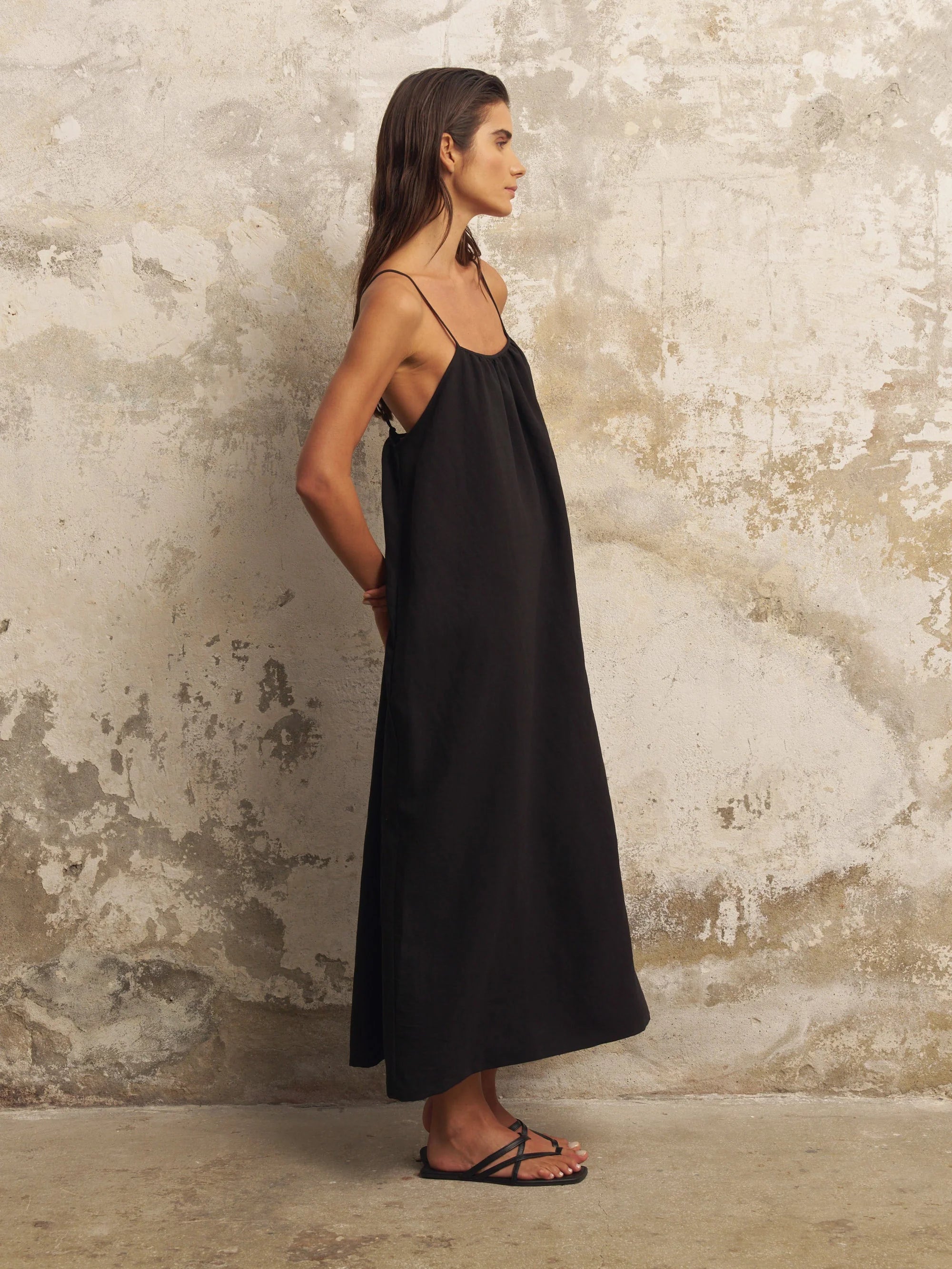 bliss maxi dress Bliss Flow Tencel Maxi Dress – SIMPLE AS IS