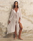 Bodrum Ties Cotton Kaftan