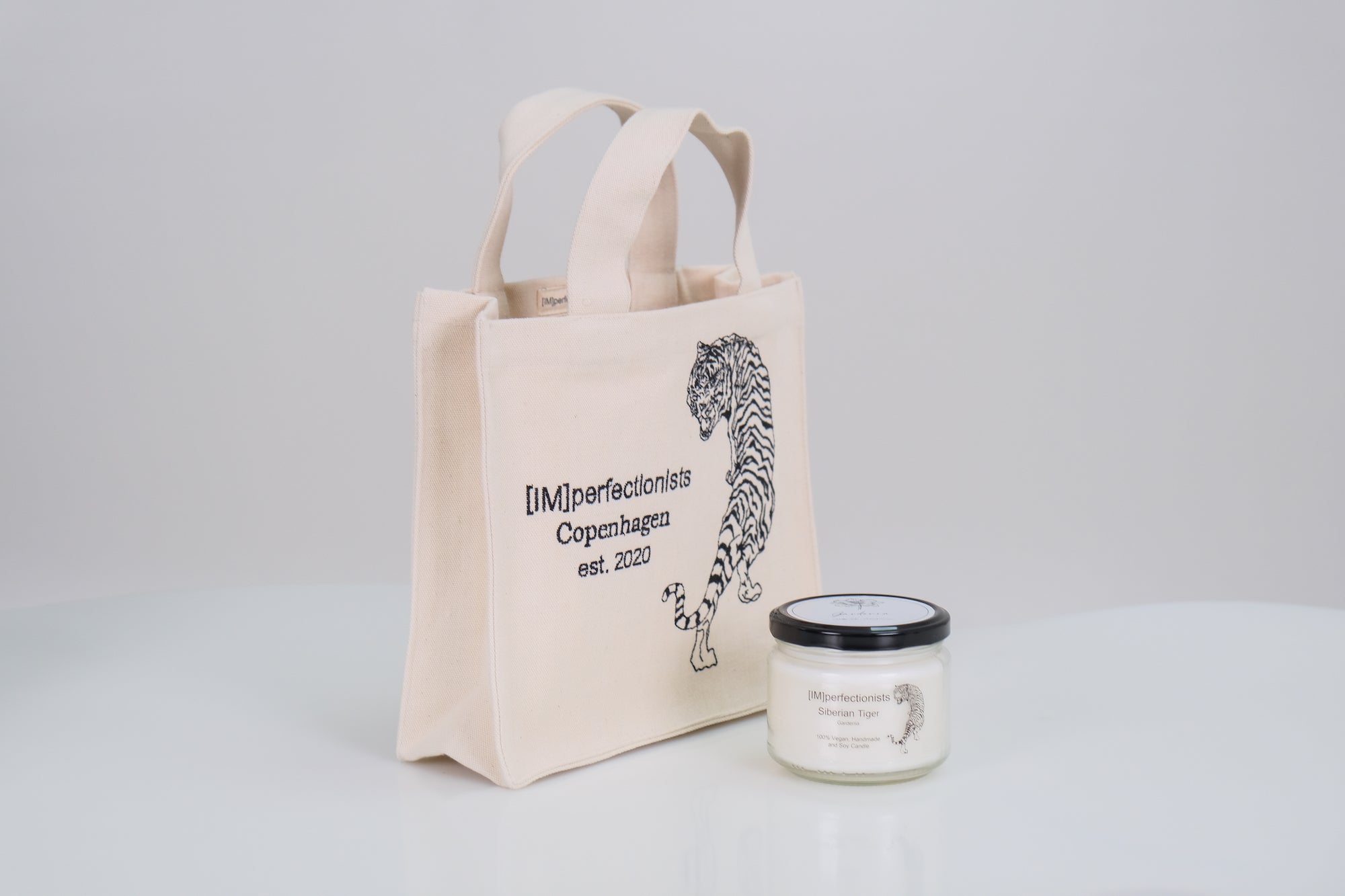 Small Tote Bag + Vegan Soy Wax Candle