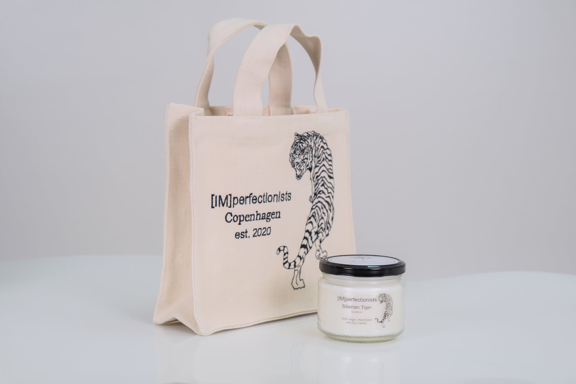 Small Tote Bag + Vegan Soy Wax Candle