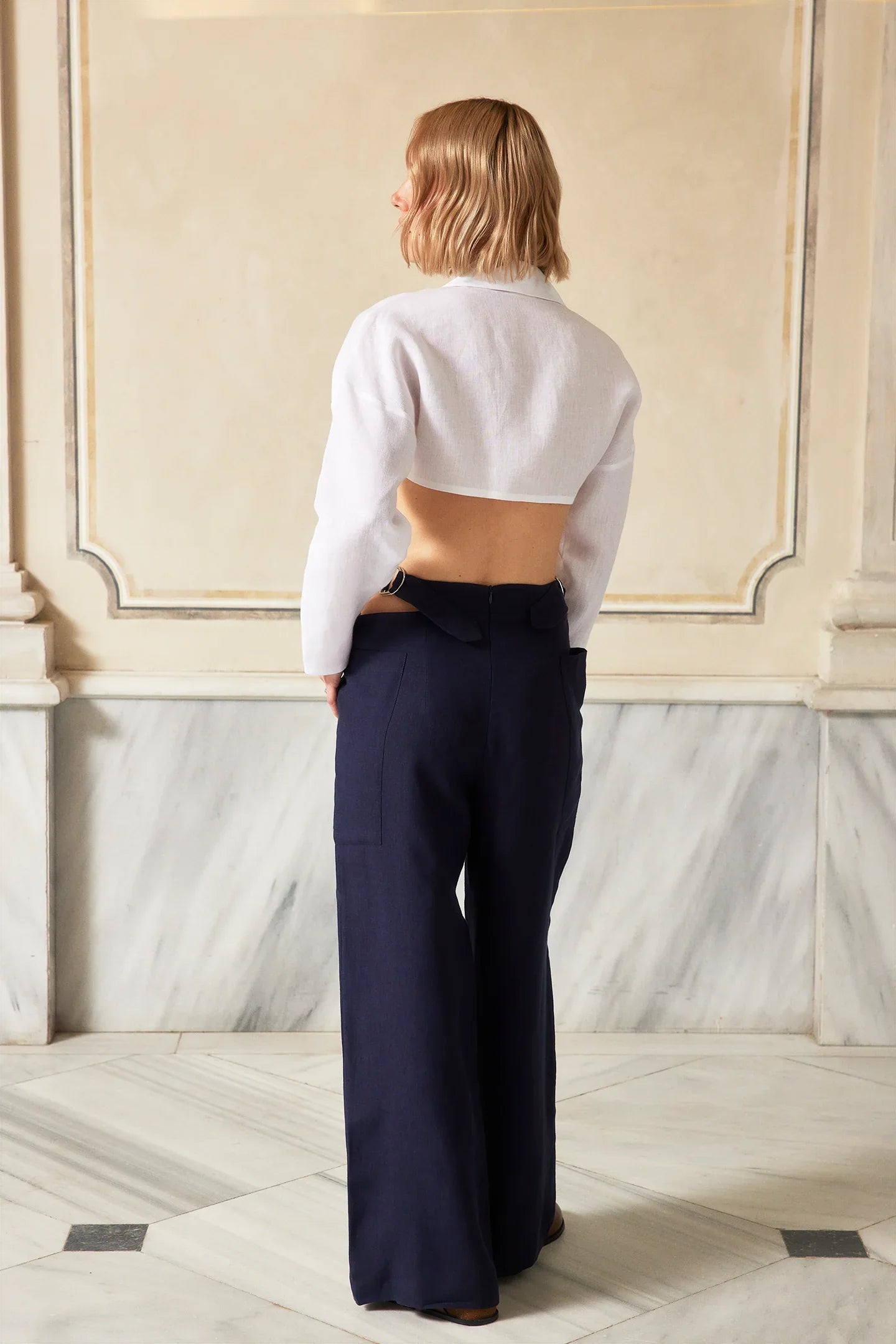 Words Linen Shirt