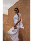 Random Words Linen Dress