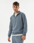 Organic Cotton High Neck Sweatshirt