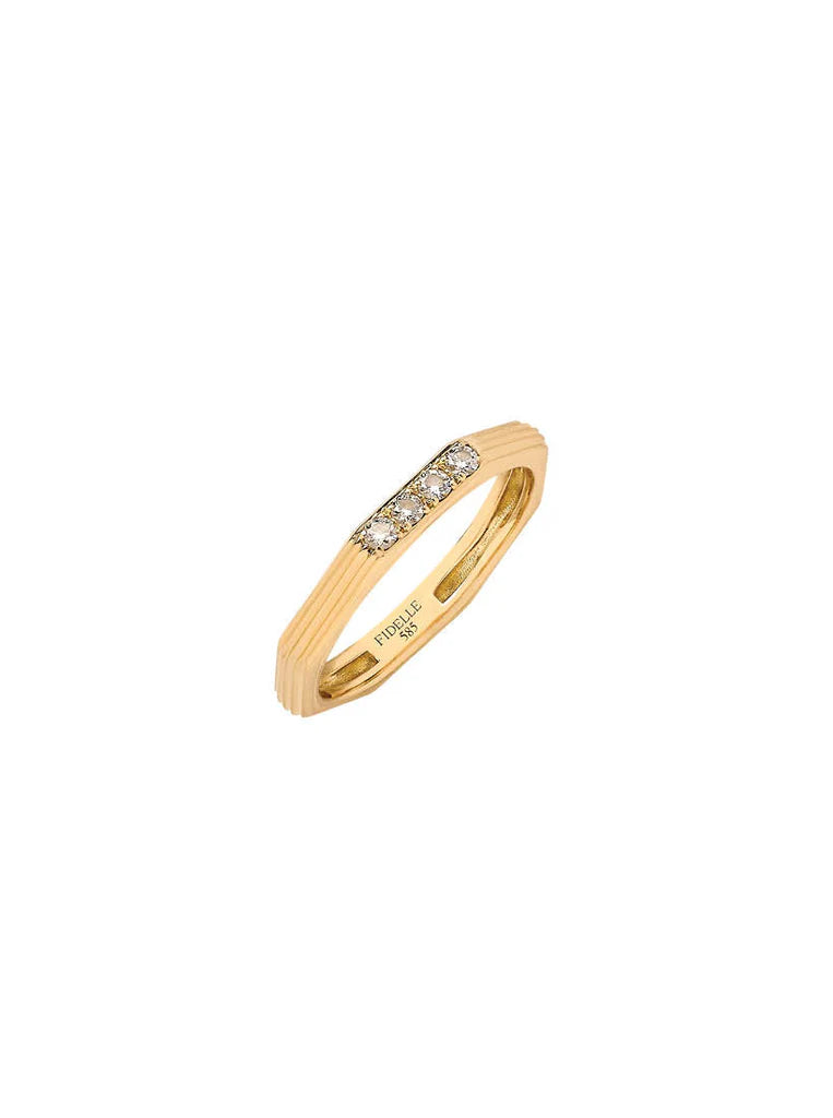Four Your Eyes Gold Ring