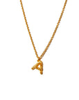 Alphabet Pendant Gold Necklace