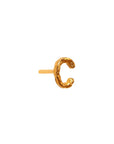 Alphabet Stud Gold Earring