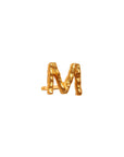 Alphabet Stud Gold Earring