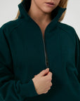 Organic Cotton High Collar Sweatshirt