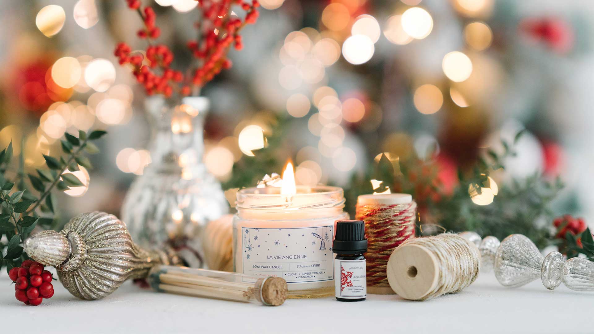 Holiday Joy Candle Box