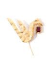 Bird Gold Brooch