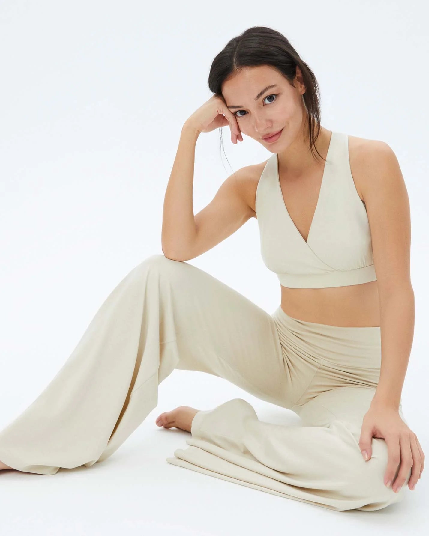 Viscose Flow Pants with Shorts