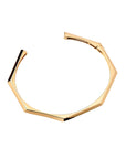 Platonic Solids Gold Bangle