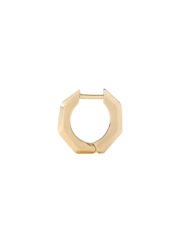 Platonic Solids Gold Earrings