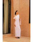 Random Words Linen Dress