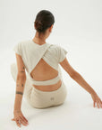 Viscose Open Back Top