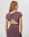 Viscose Open Back Top