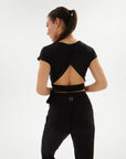 Viscose Open Back Top