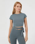 Viscose Open Back Top