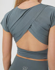 Viscose Open Back Top