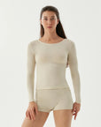 Viscose Long Sleeve Top