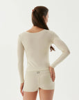Viscose Long Sleeve Top