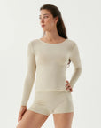 Viscose Long Sleeve Top