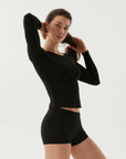 Viscose Long Sleeve Top