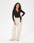 Wickelbluse aus Viskose