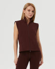 Organic Cotton High Collar Vest