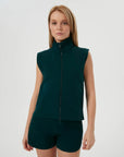 Organic Cotton High Collar Vest