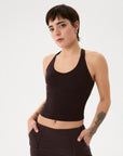 Viscose Halter Crop Top