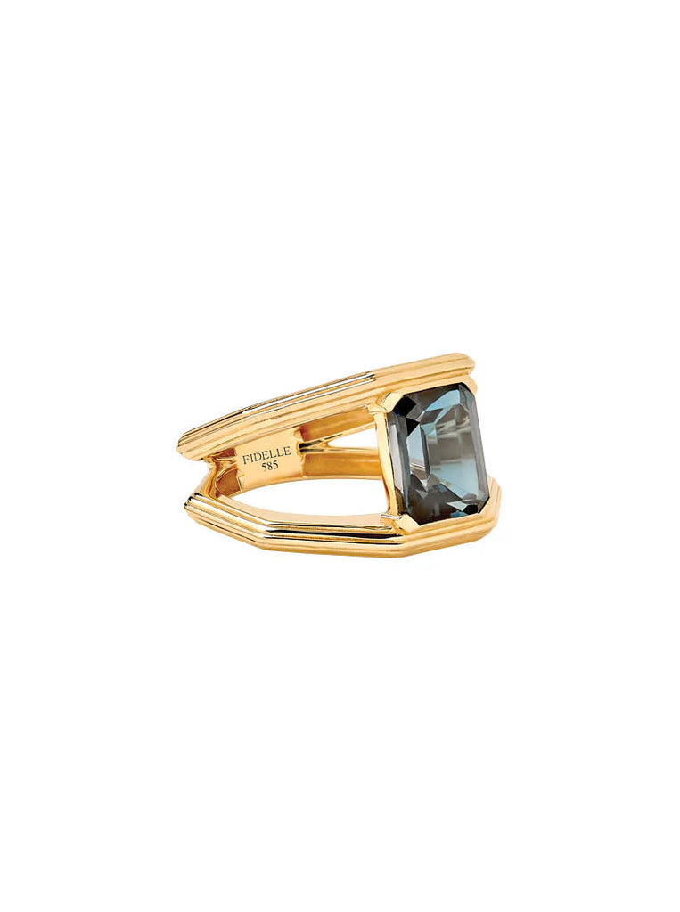 The Inevitable Gaze Gold Ring