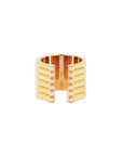 Two Worlds Apart Gold Ring