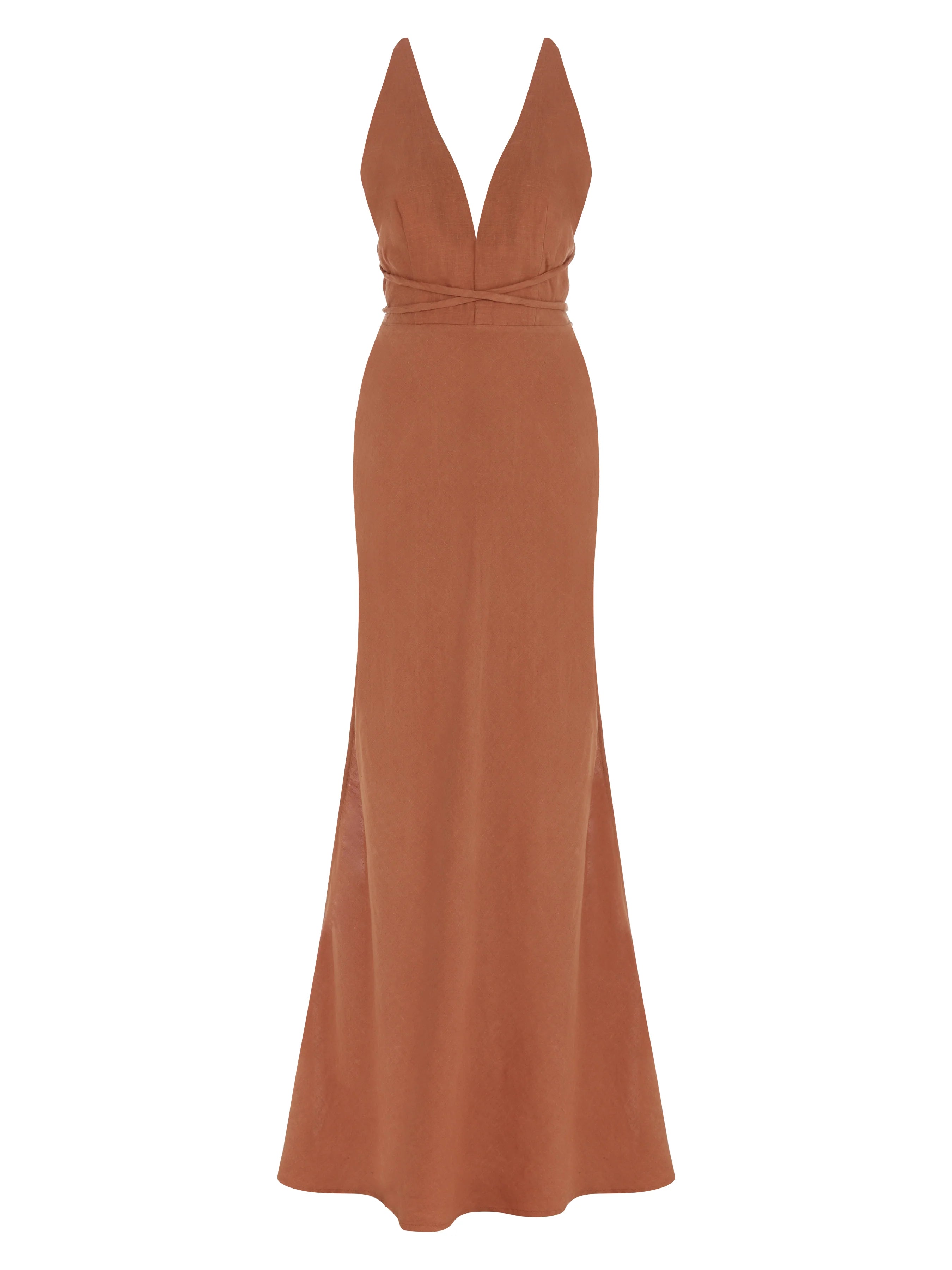 The sand castle linen dress – SIMPLE AS IS
