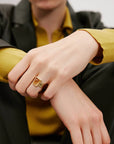 Unsaid Statement Gold Ring